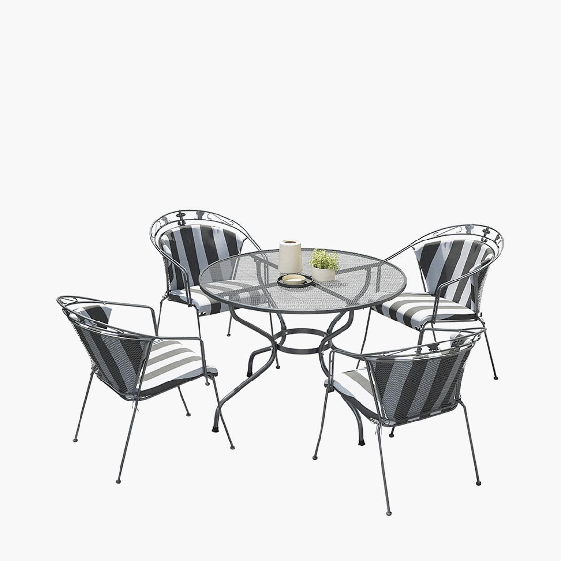 Elegance Round 4 Seater Dining Set with Cushions main product photo