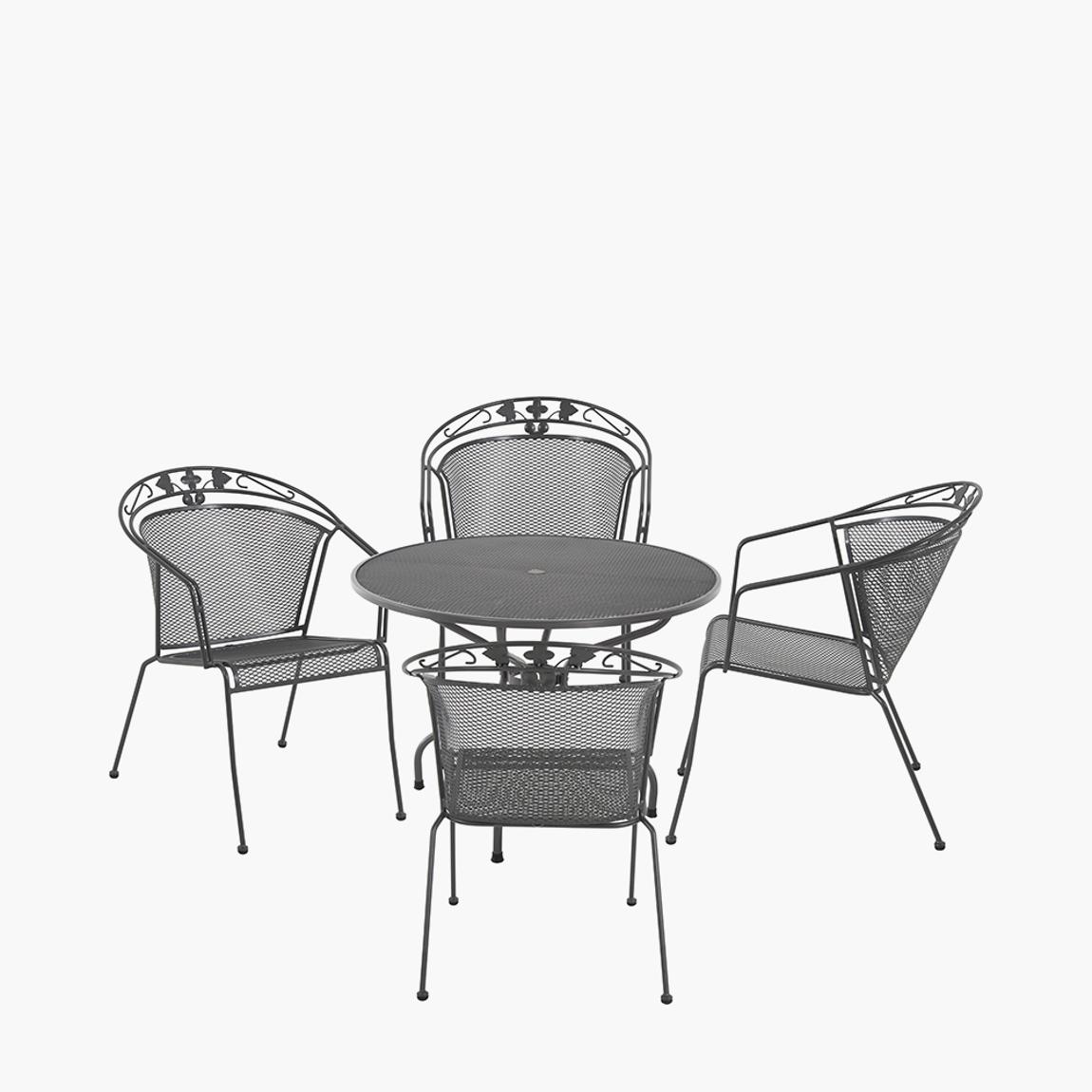 Elegance Round 4 Seater Dining Set main product photo