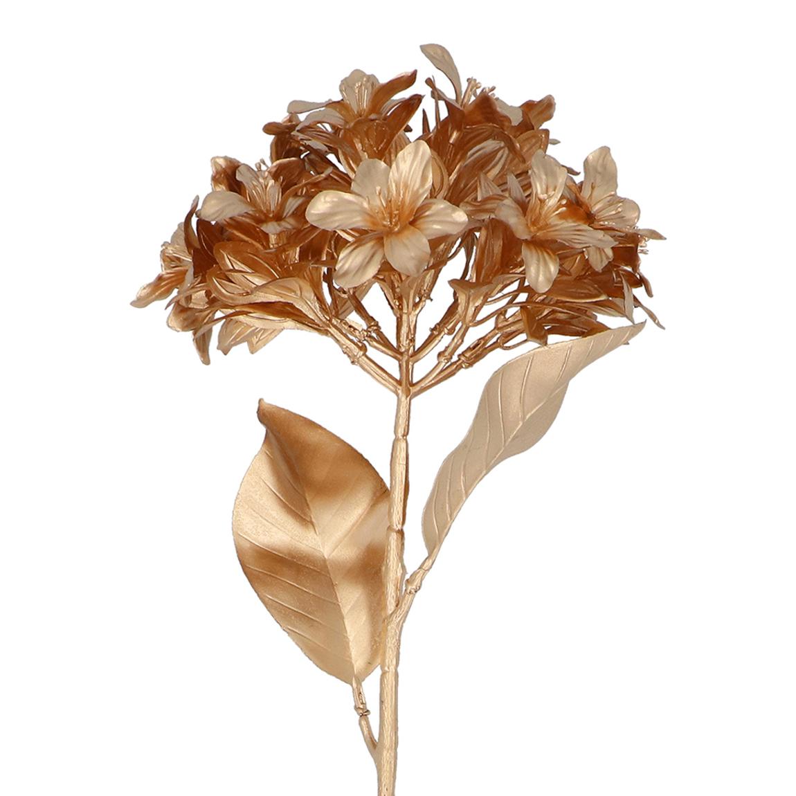 Set of 3 Gold Hydrangea Stems main product photo
