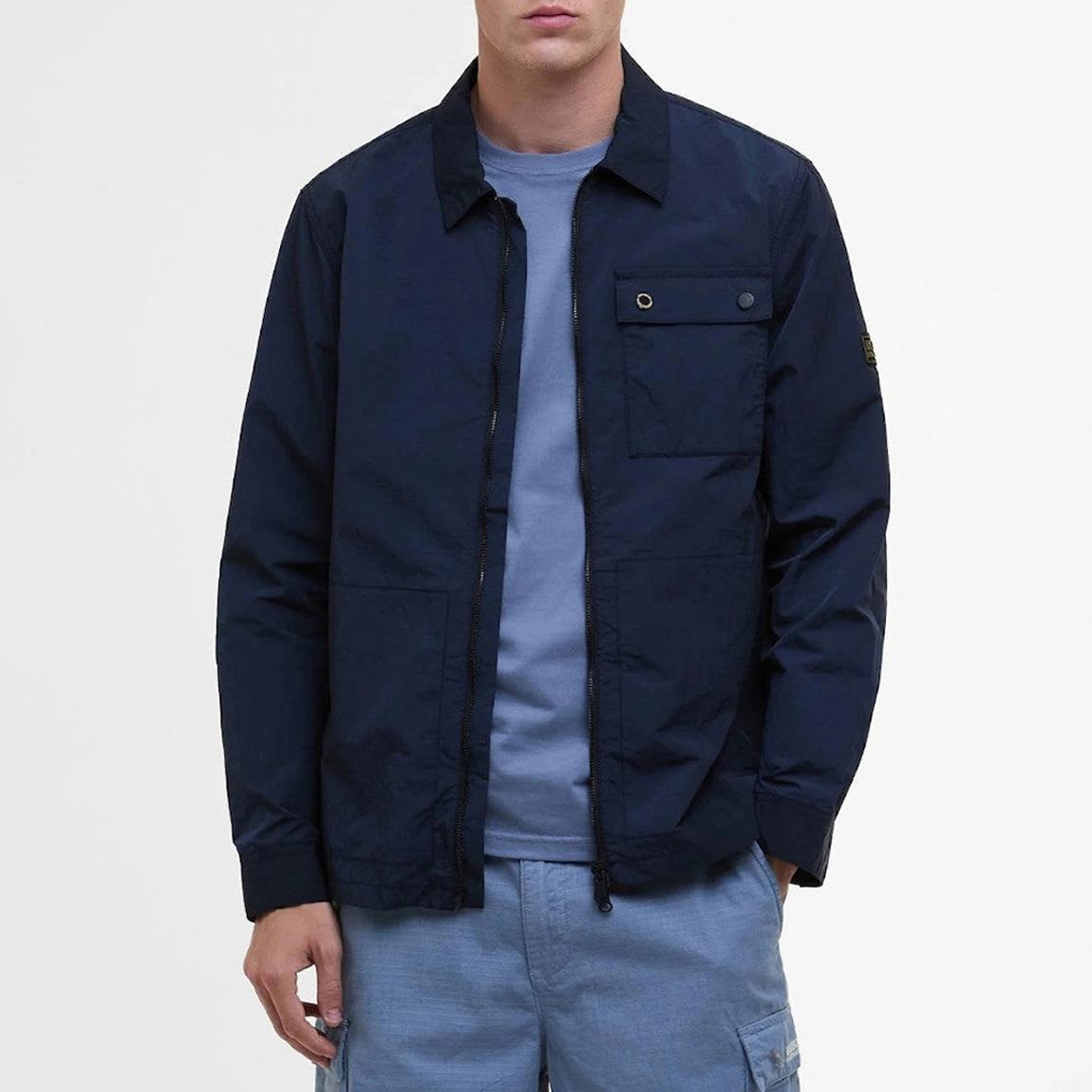 Navy Inline Overshirt main product photo