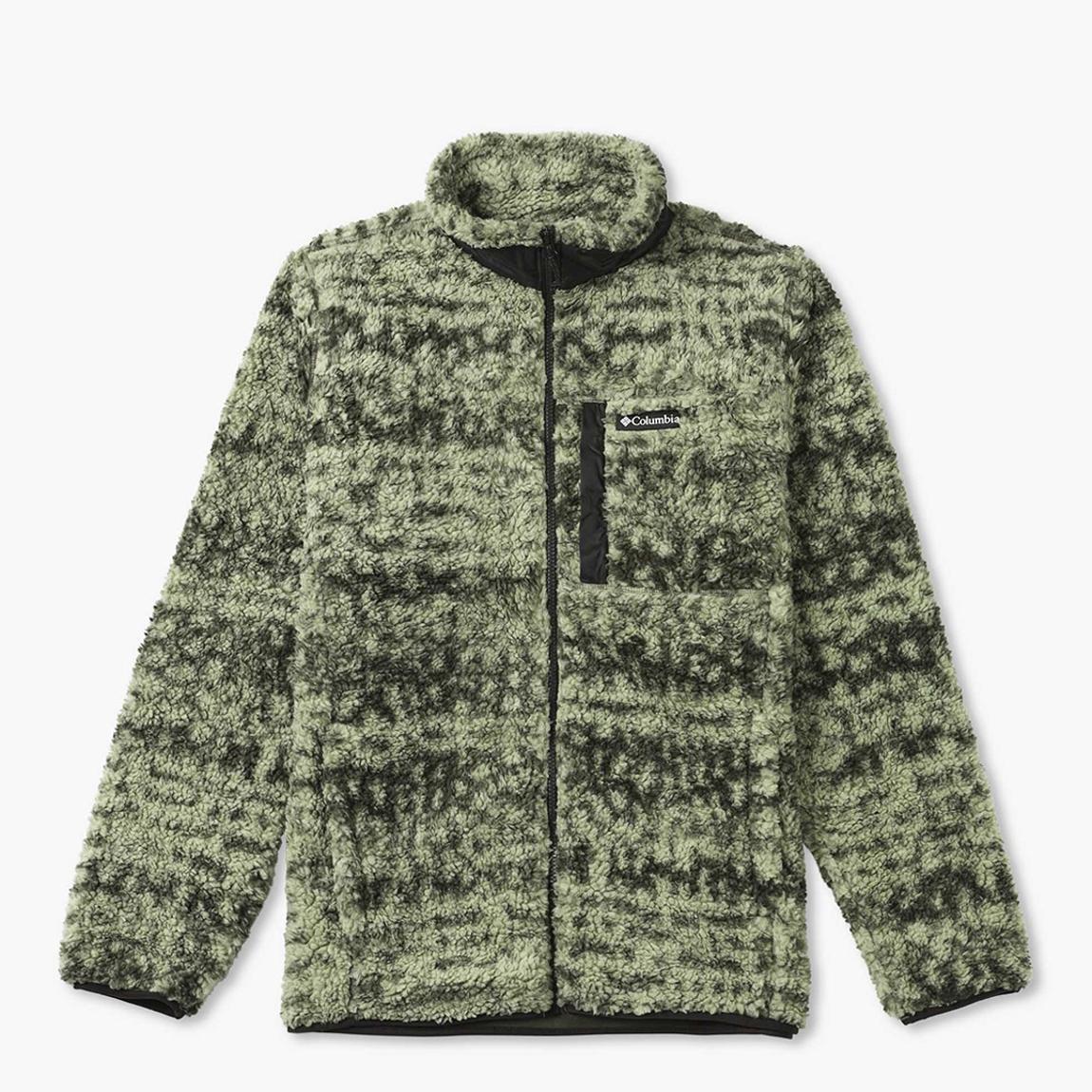 Green Winter Pass Printed Fleece II main product photo