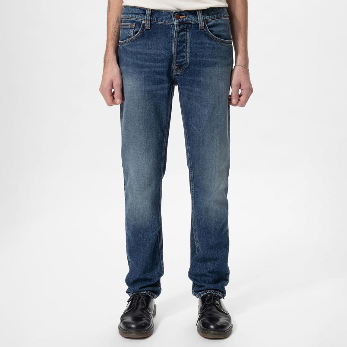 Blue Solid Ollie Jeans main product photo