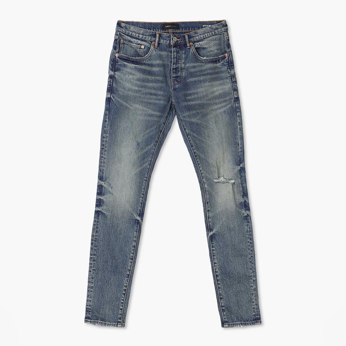 Blue Vintage Knee Blowout Jeans main product photo