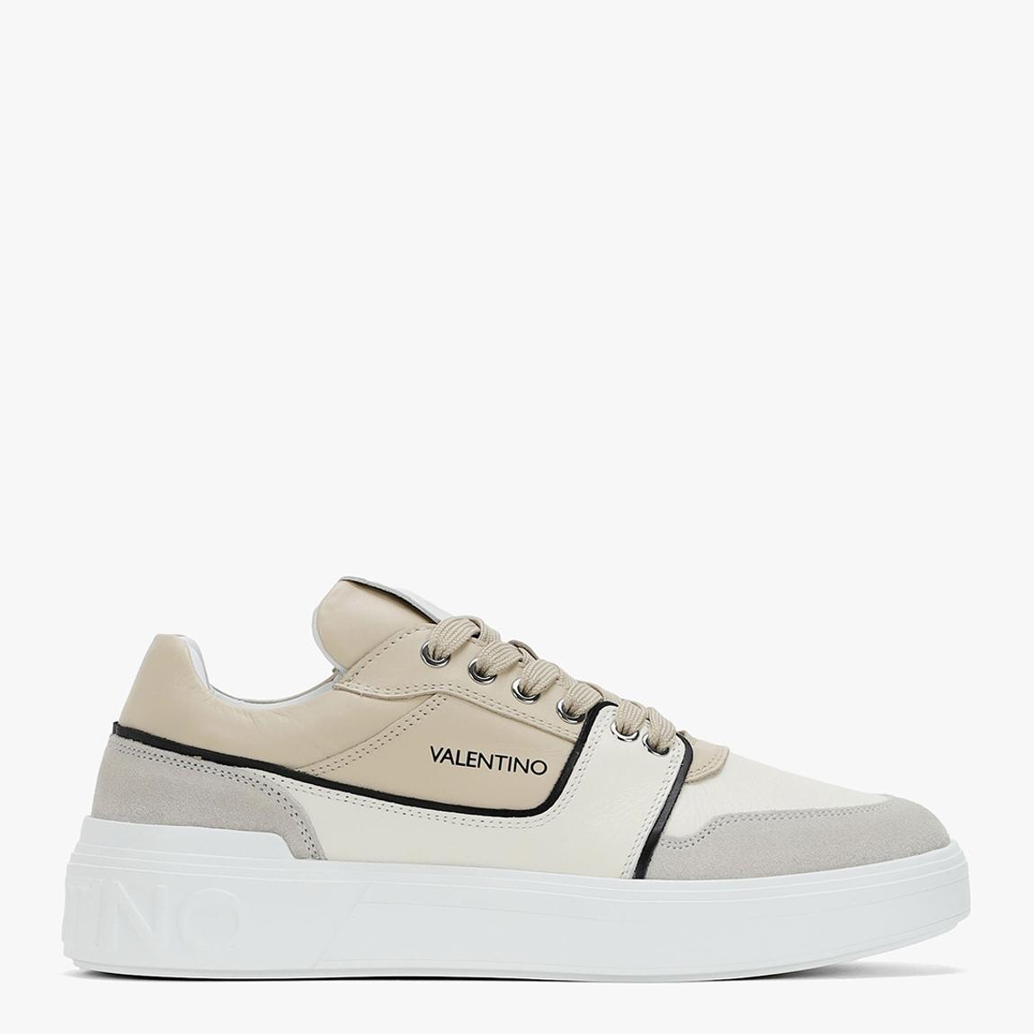 White Rey Two Tone Lace Up Trainers main product photo