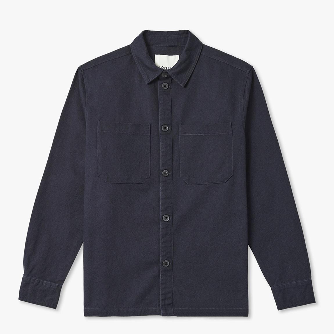 Navy Olie Twill Overshirt main product photo
