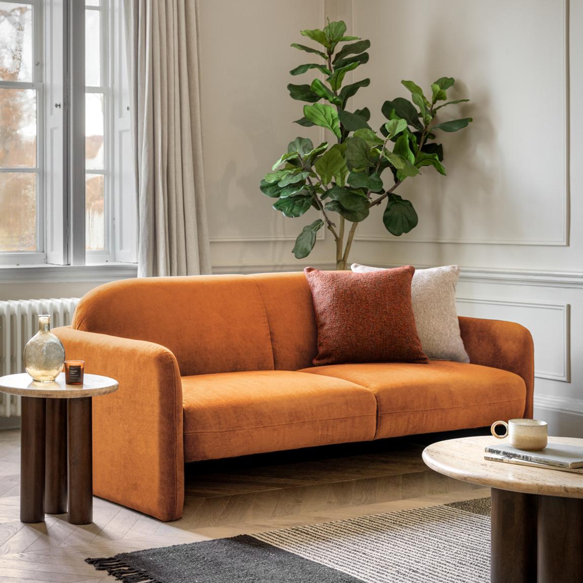 Savona 3 Seater Sofa Amber main product photo