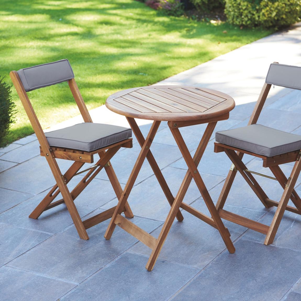 Greenhurst Raffles Bistro Set Natural main product photo