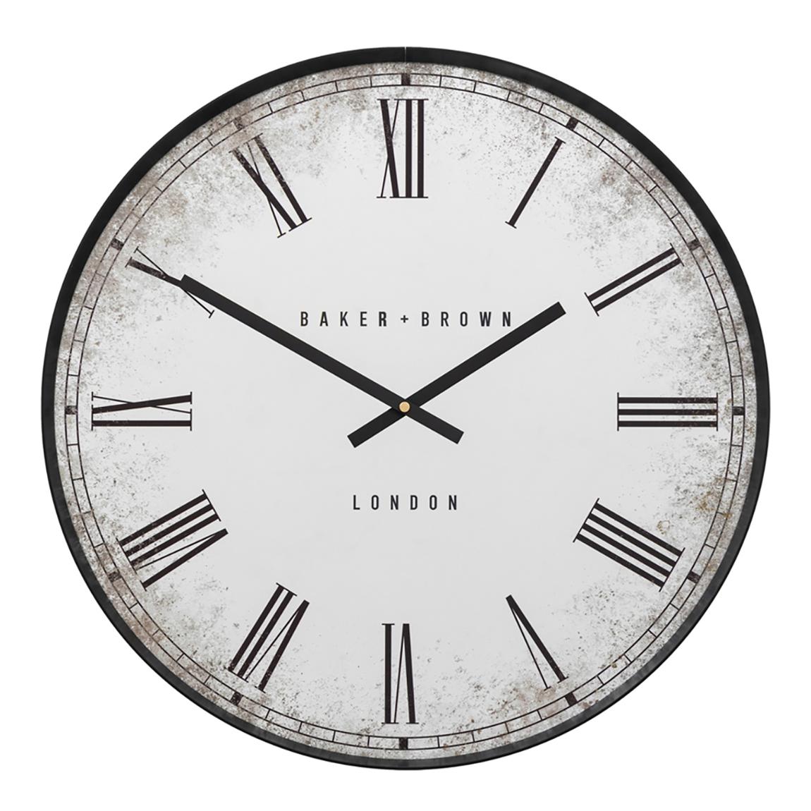 Chester Wall Clock Black 50cm main product photo