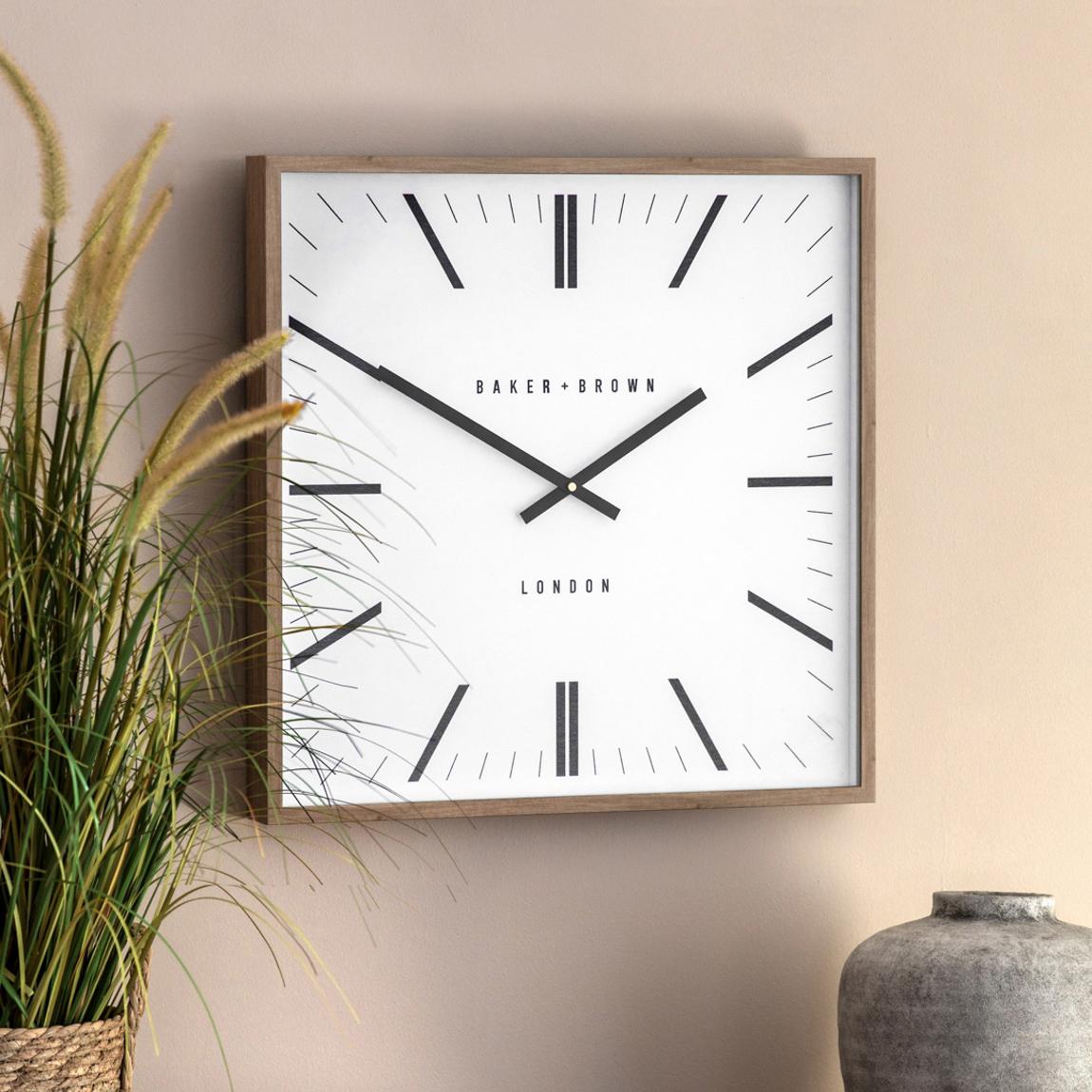 Penhurst Wall Clock Oak 50cm main product photo