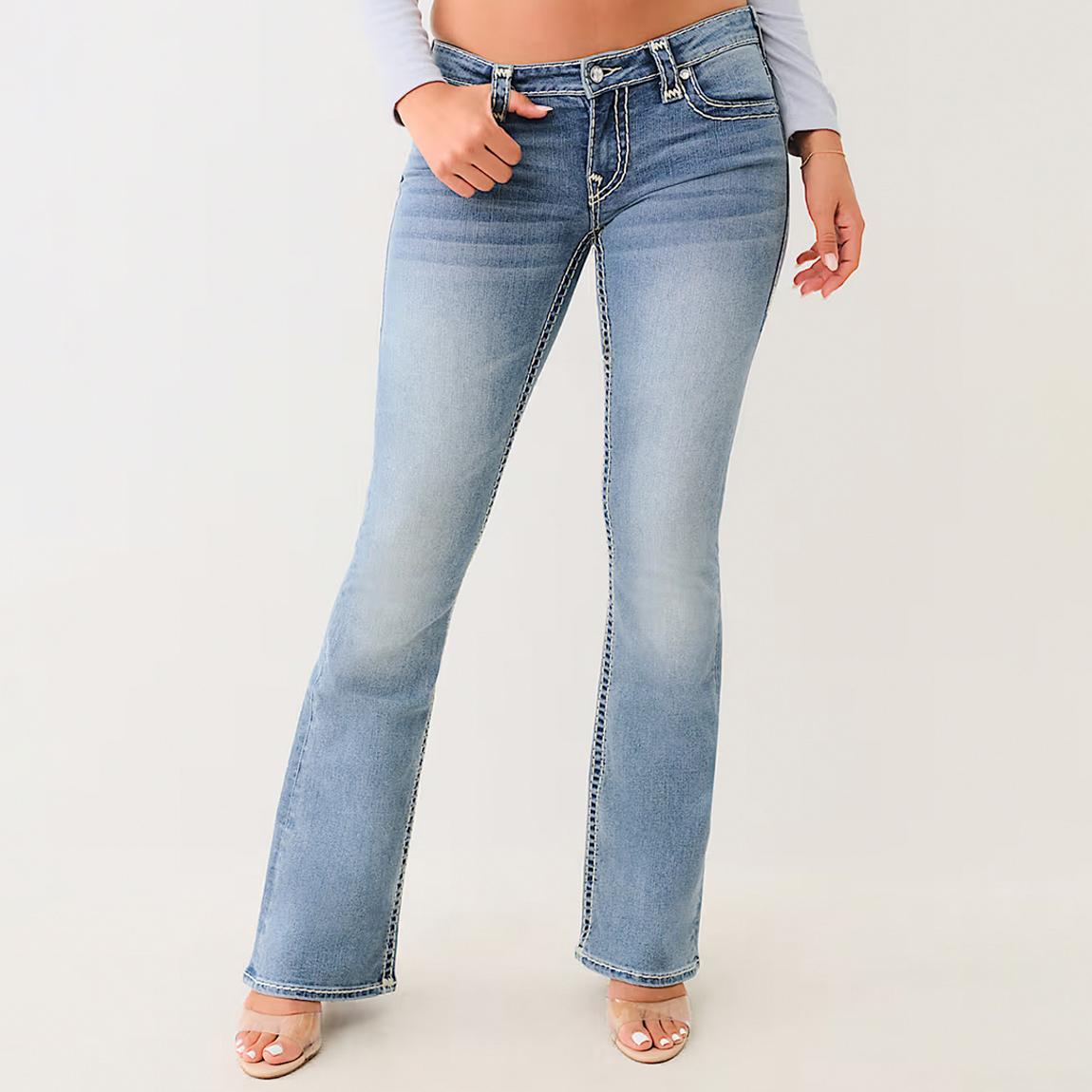 Light Blue Becca Super T Bootcut Stretch Jeans main product photo