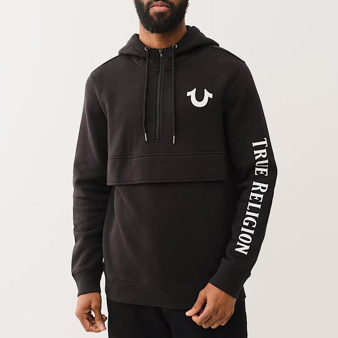 Black Fleece Anorak Hoodie main product photo