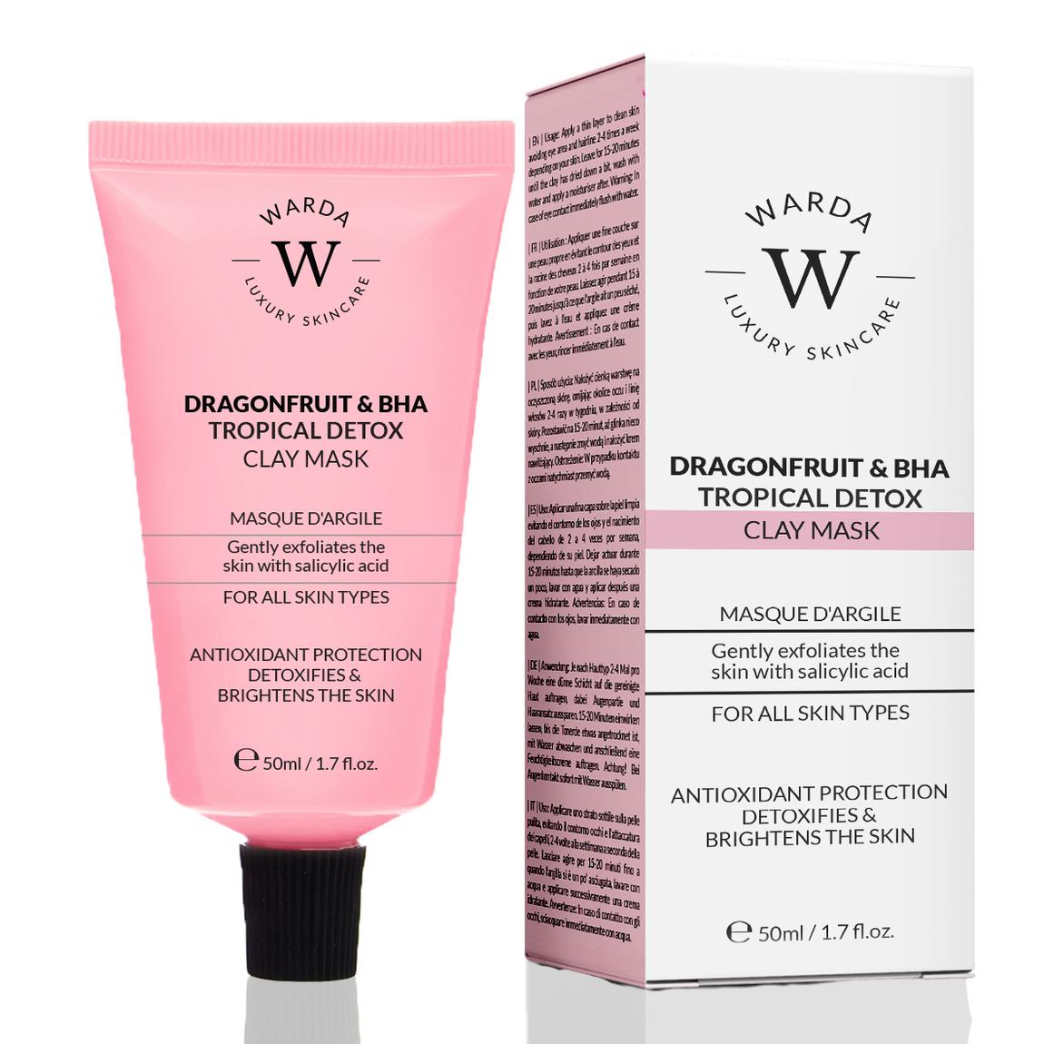 Dragonfruit & BHA Tropical Detox Clay Mask 50ml main product photo