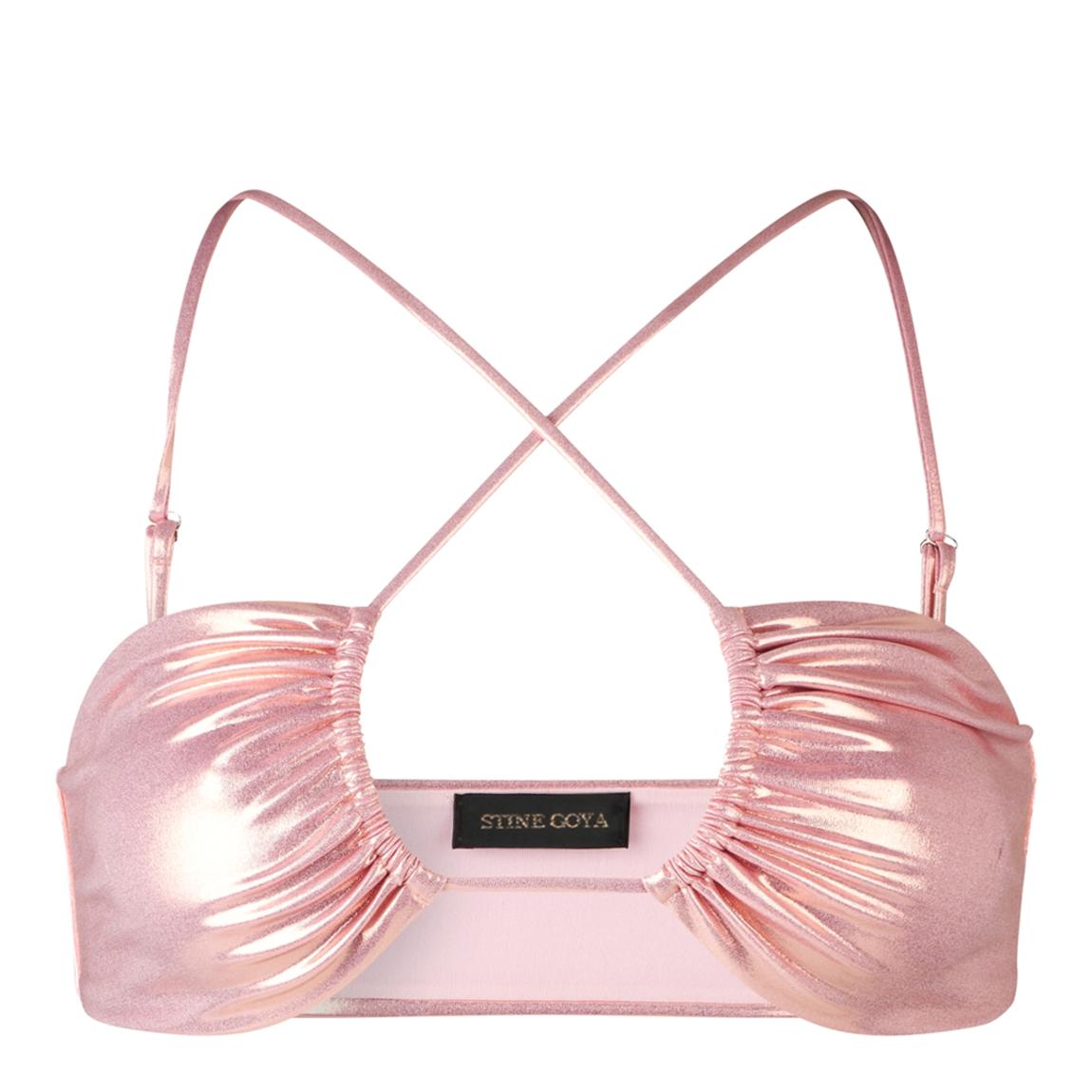 Larissa Light Metallic Bikini Top main product photo