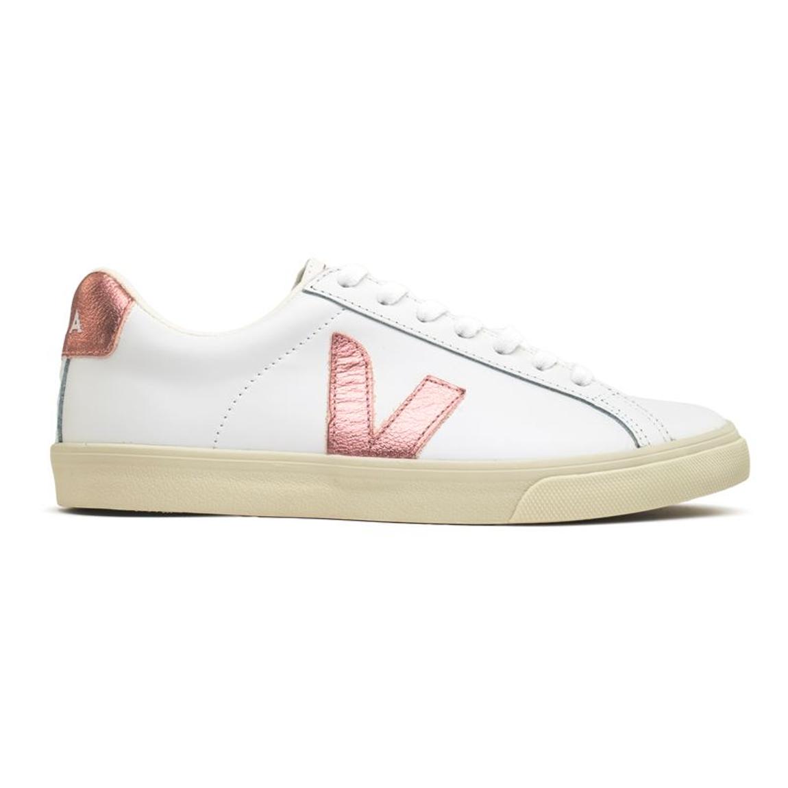 Women's White/Rose Gold Esplar Trainers main product photo