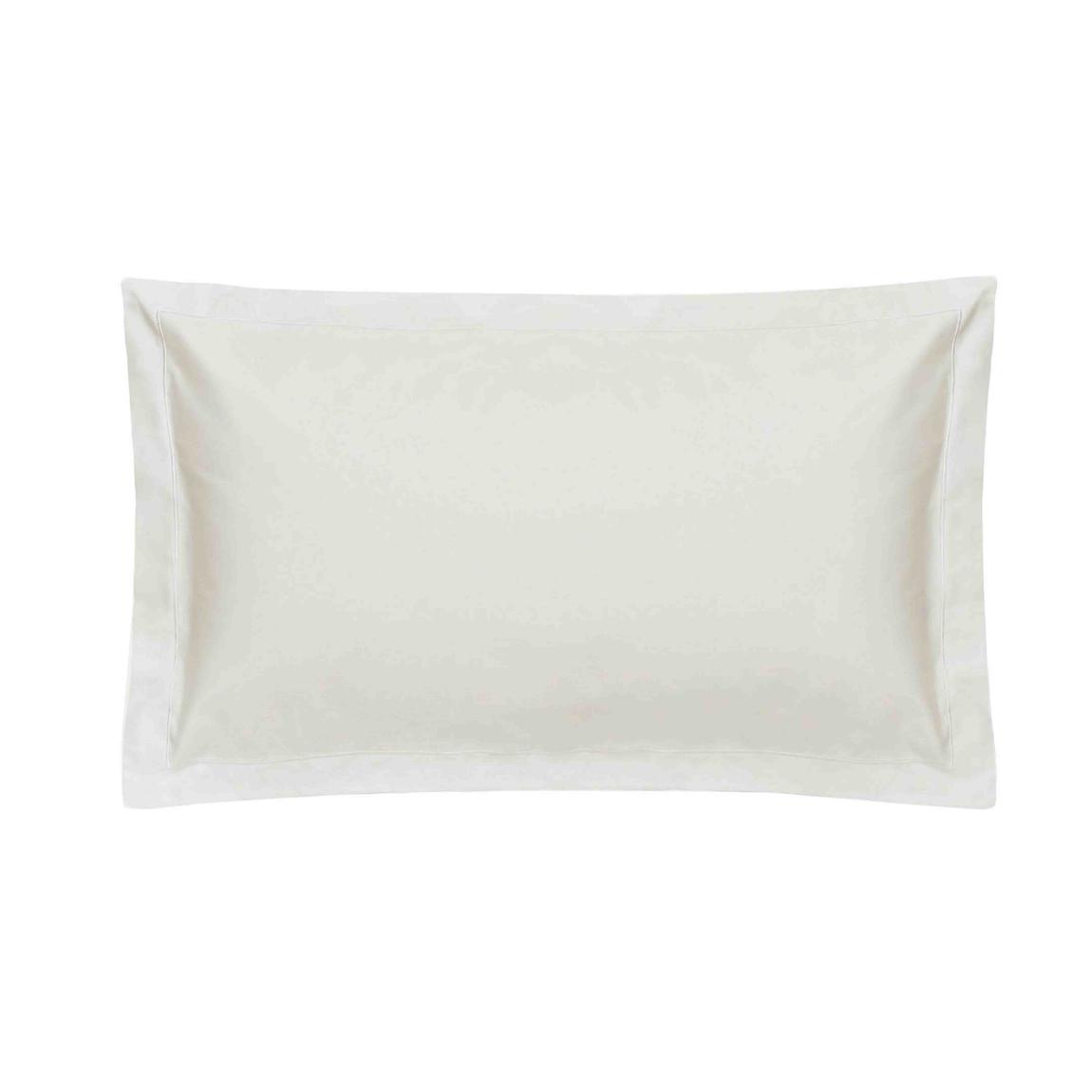 Belledorm Egyptian Cotton 400 Thread Count Oxford Bolster Pillowcase, Ivory main product photo