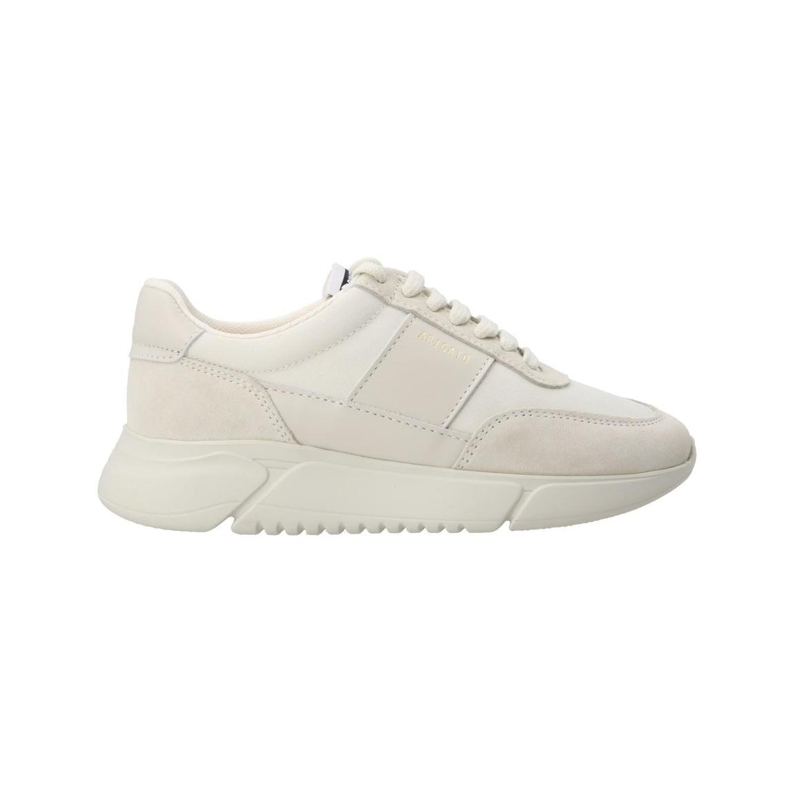 AXEL ARIGATO Genesis Monochrome Low Top Trainers in Cream main product photo