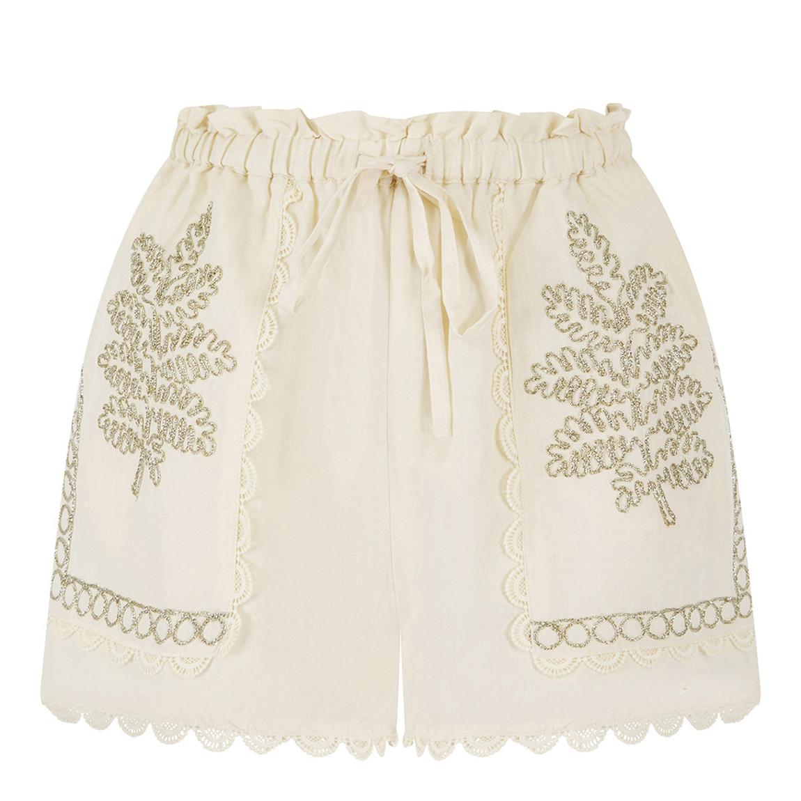 Izzie Short Ecru-Gold main product photo