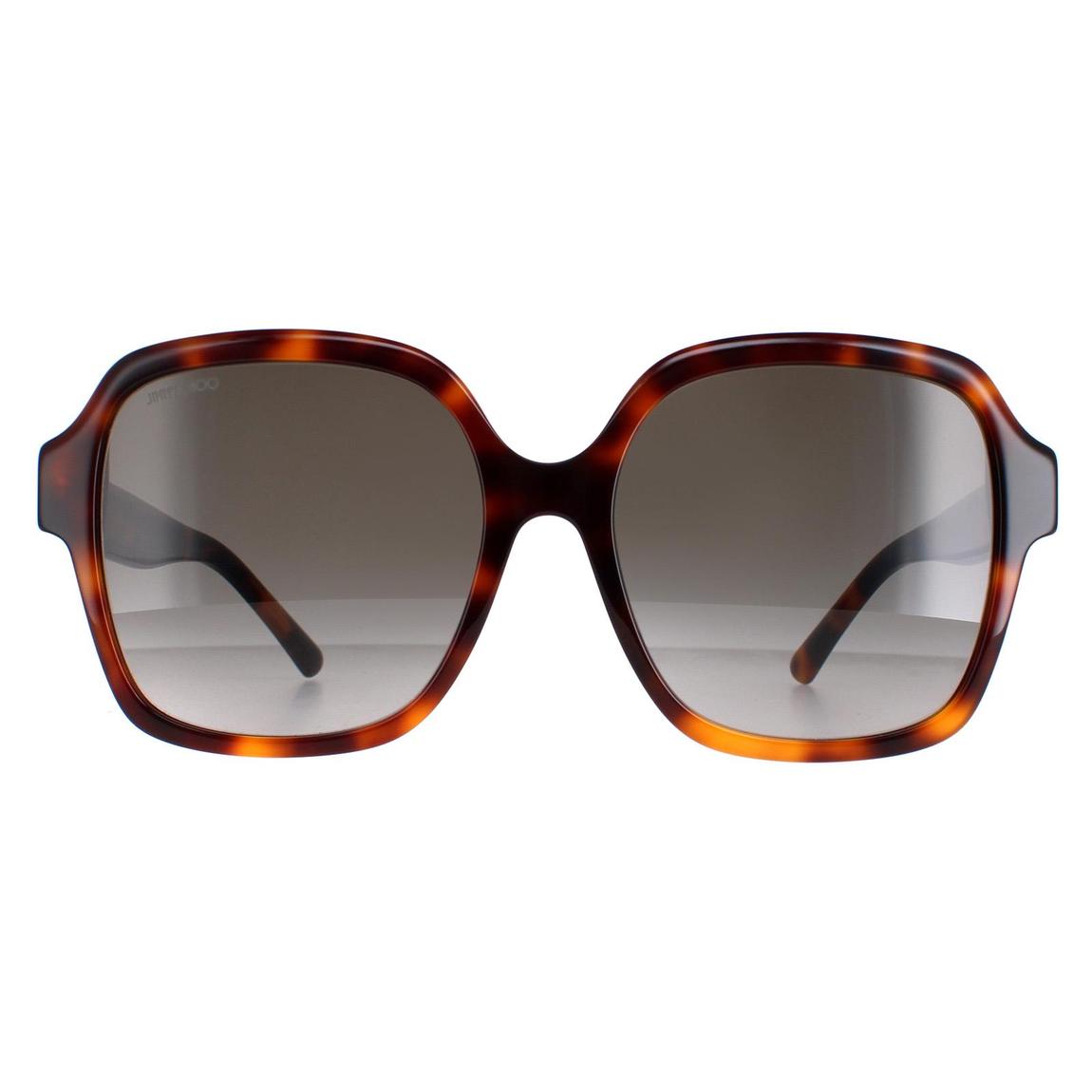 Women's Havana Brown Lens Rella Sunglasses 55mm main product photo