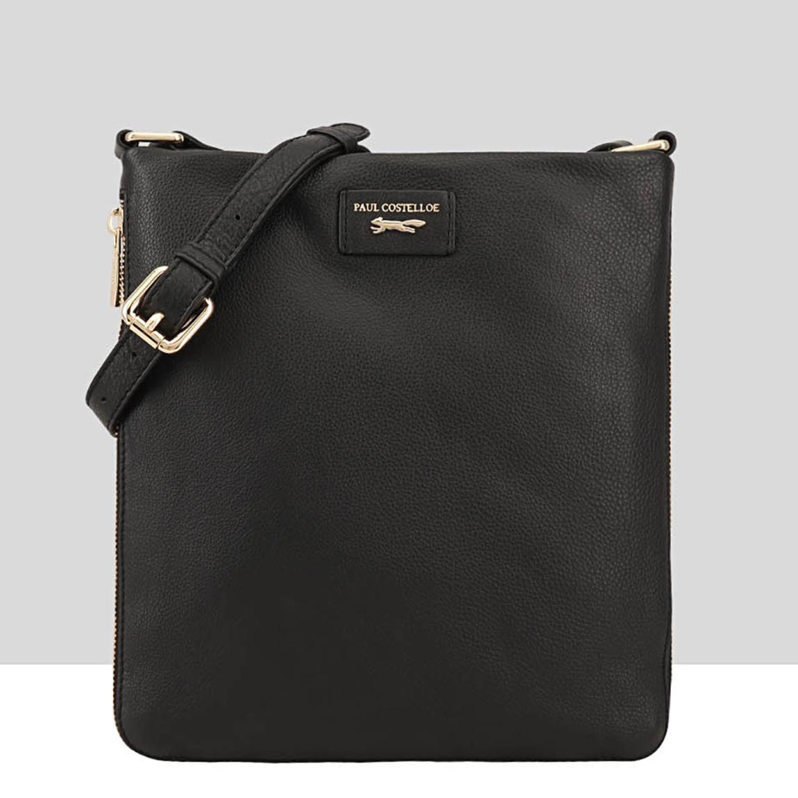 Jet Black Laterale Crossbody Bag main product photo