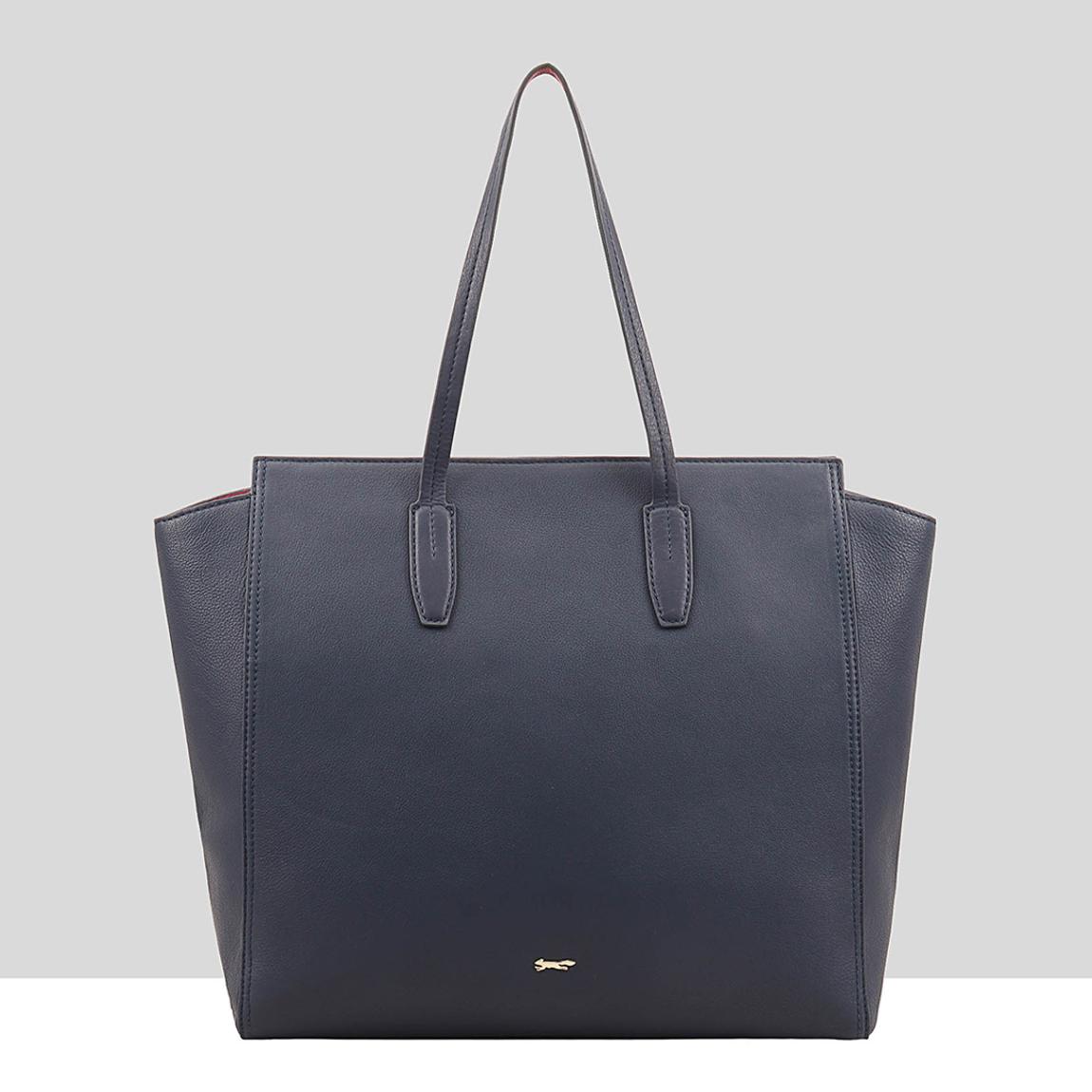 Navy Spellound And Cactus Flower Ardila Tote Bag main product photo