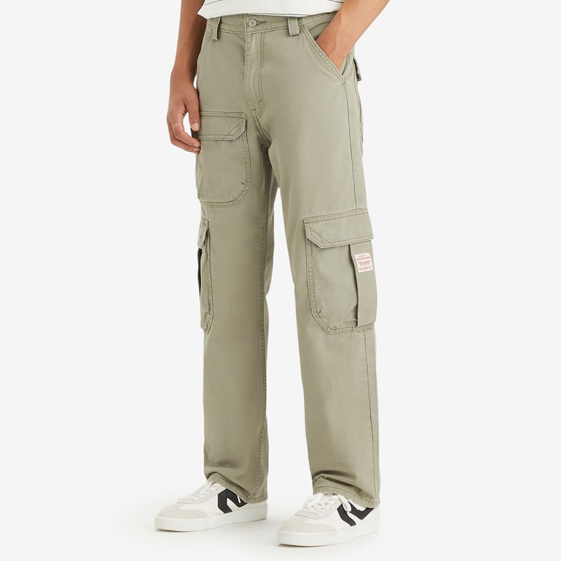 Khaki Stay Loose Cargo Trouser main product photo