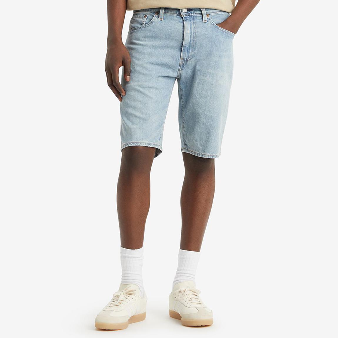 Light Blue Standard Denim Shorts main product photo