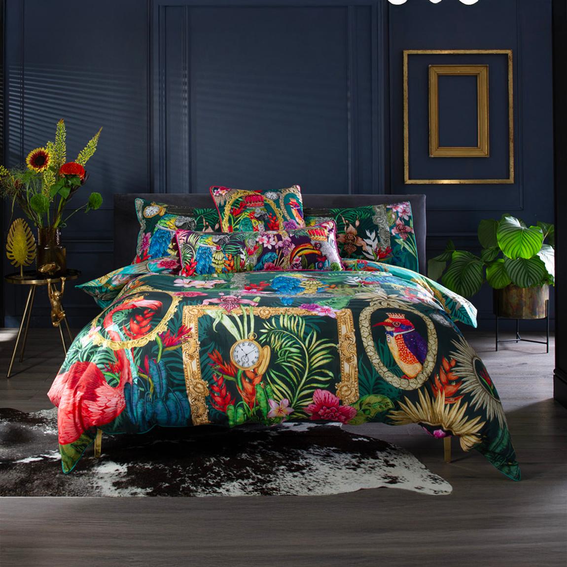 Signature Teal 200 Thread Count 100% Cotton Duvet Cover Set Double main product photo
