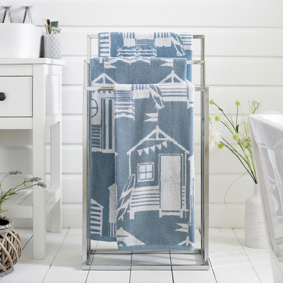 Luxury 100% Cotton Supersoft 550gsm Kings Parade Bath Sheets Chambray main product photo