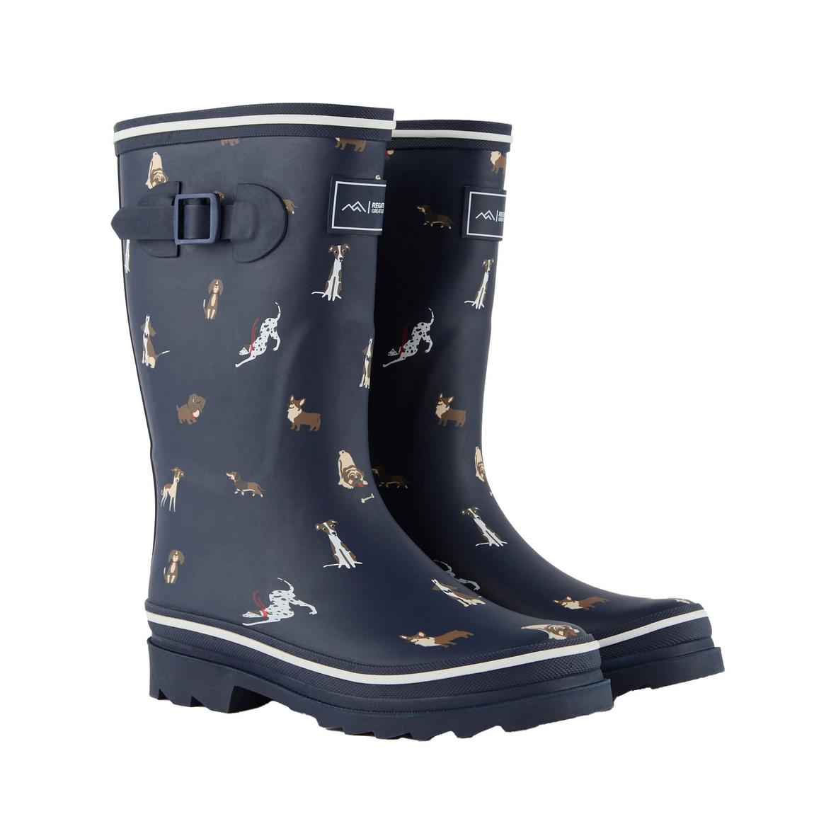 Wellington Boots Amelia Mixed Navy main product photo