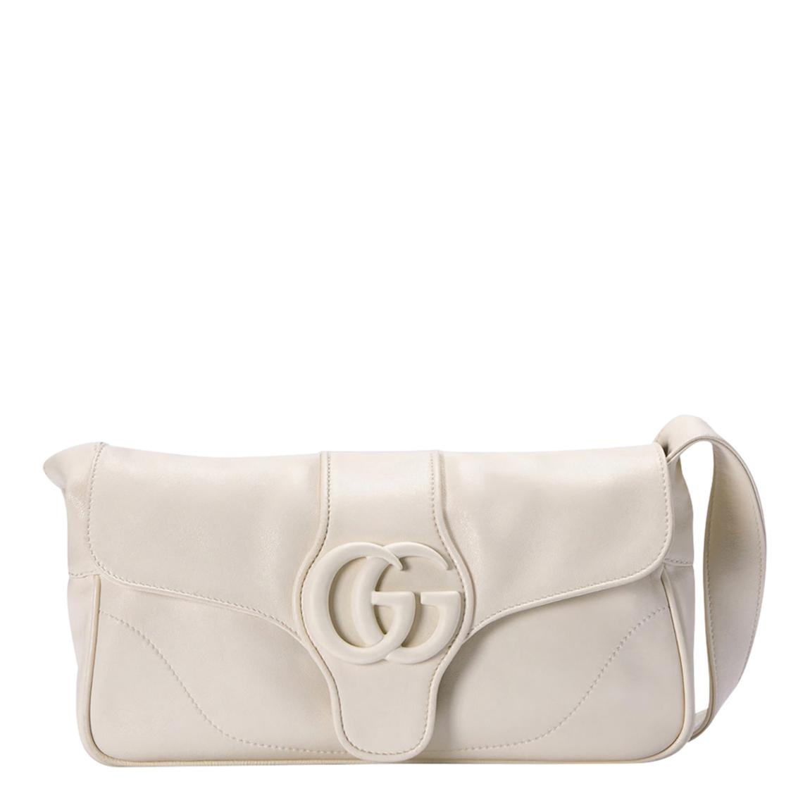 Ivory Gucci Aphrodite Leather Shoulder Bag main product photo