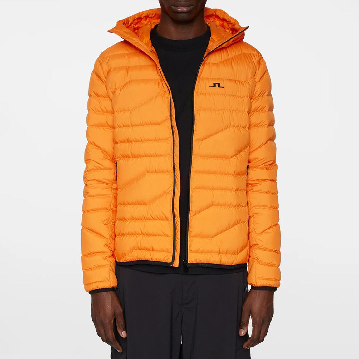 Orange Cliff Light Down Hood Jacket main product photo