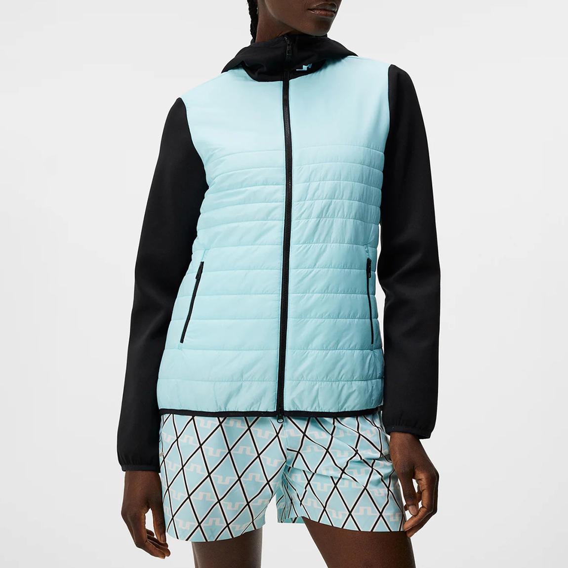 Pale Blue Martina Quilt Hybrid Hood main product photo