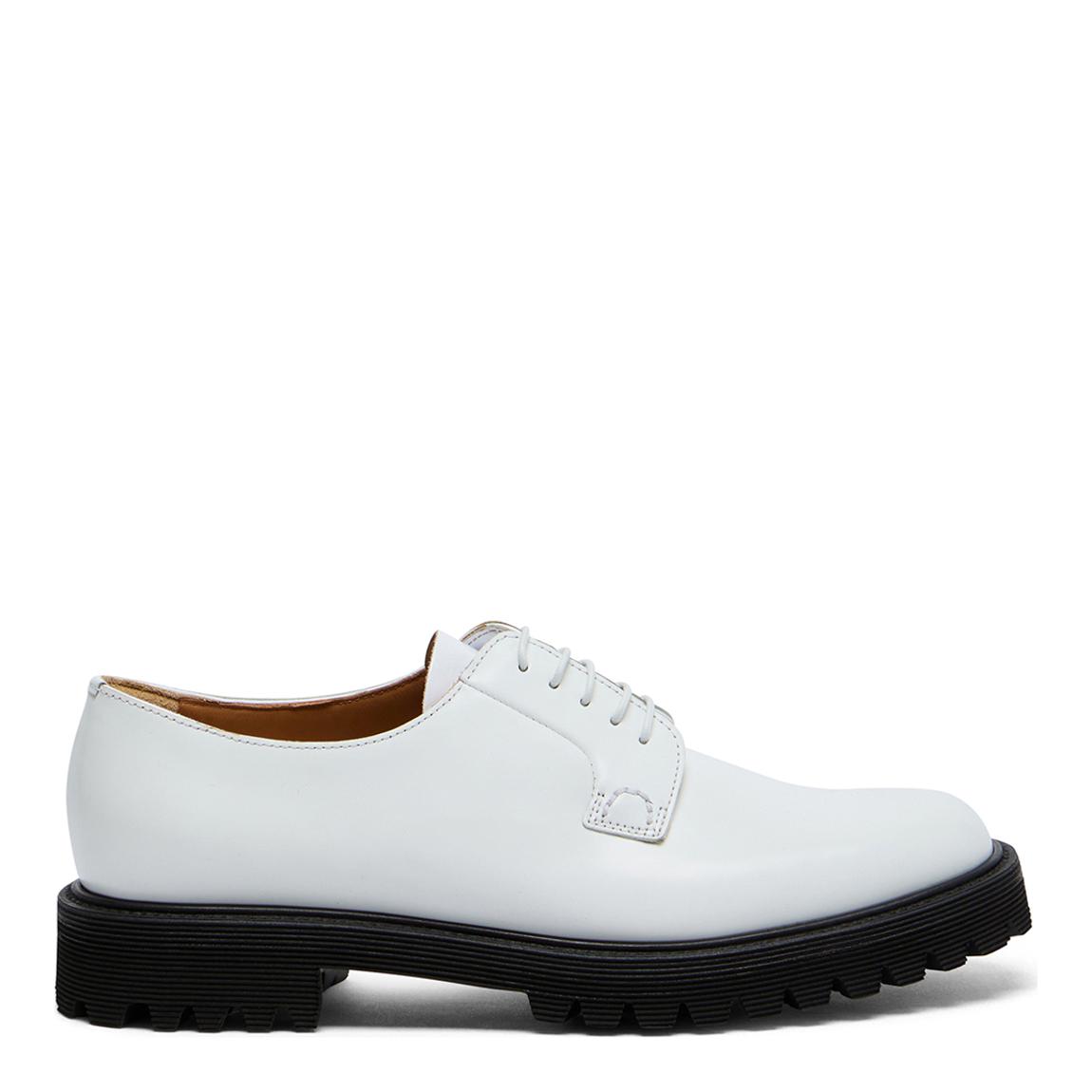 Women's White Shannon T Leather Shoes main product photo