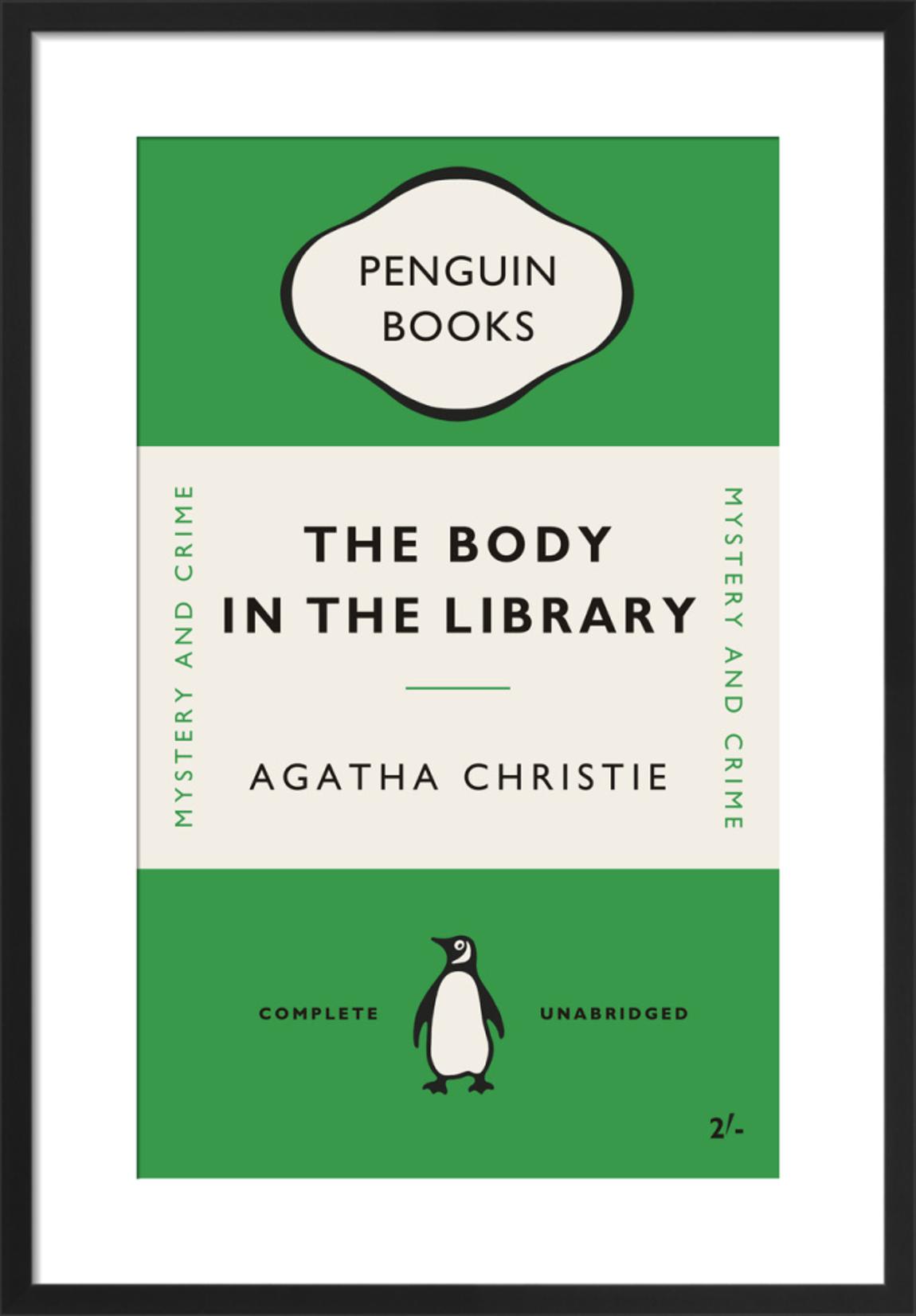 The Body in the Library Framed Art Print by Penguin Books 39x31cm main product photo