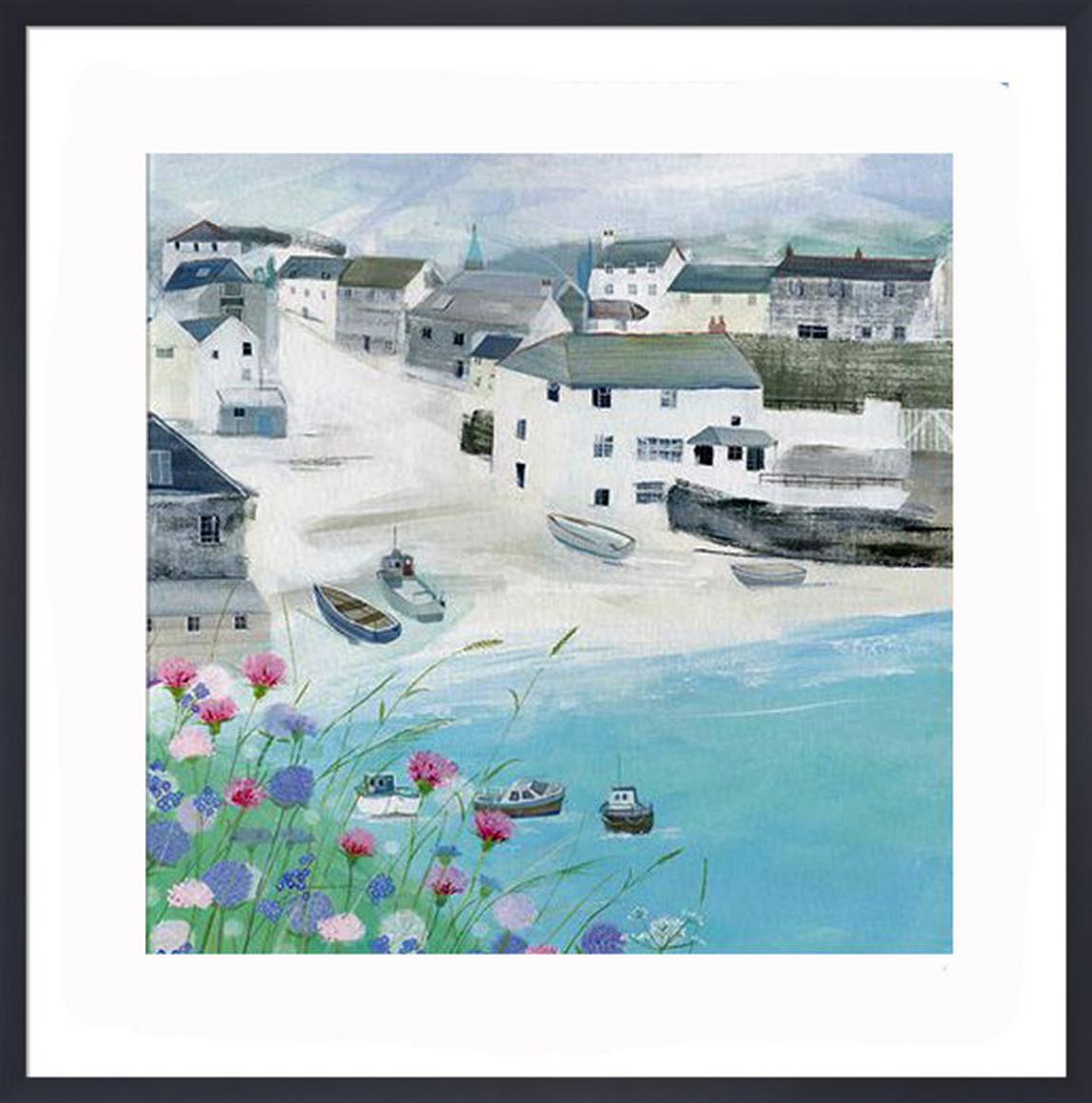 Little Harbour Framed Art Print by Hannah Cole 31x31cm main product photo