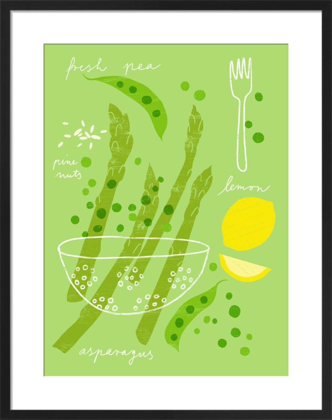 Asparagus Recipe by Ana Zaja Petrak 39x31cm main product photo