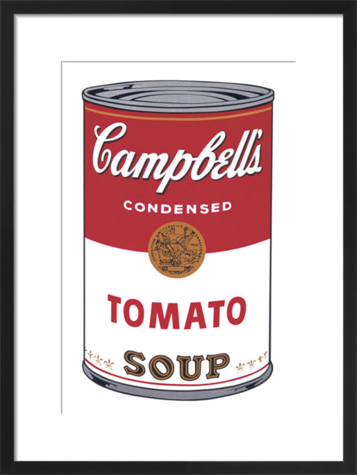 Campbell's Soup I: Tomato, 1968 by Andy Warhol 39x31cm main product photo