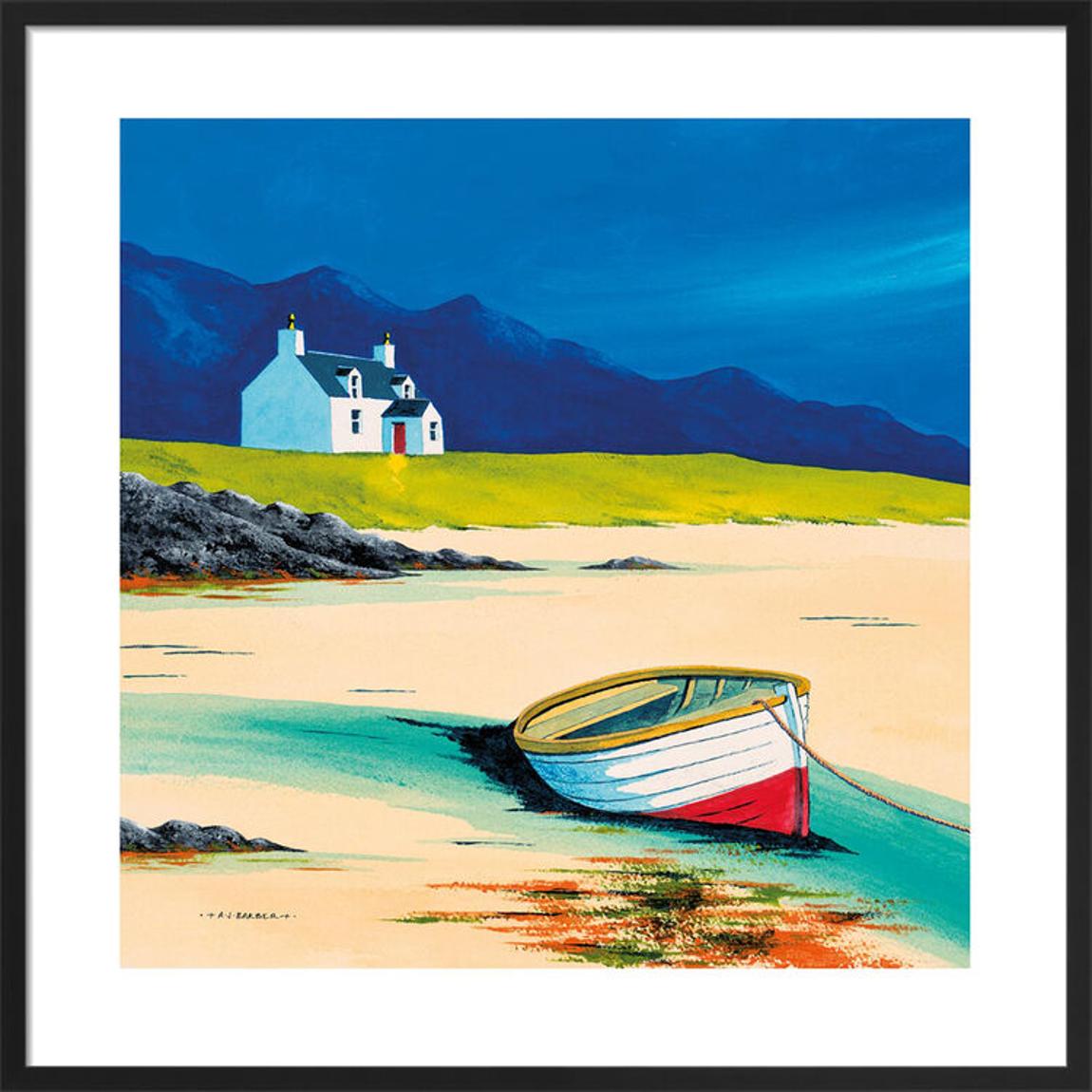 Low Tide – Lewis Framed Art Print by Anthony Barber 43x43cm main product photo