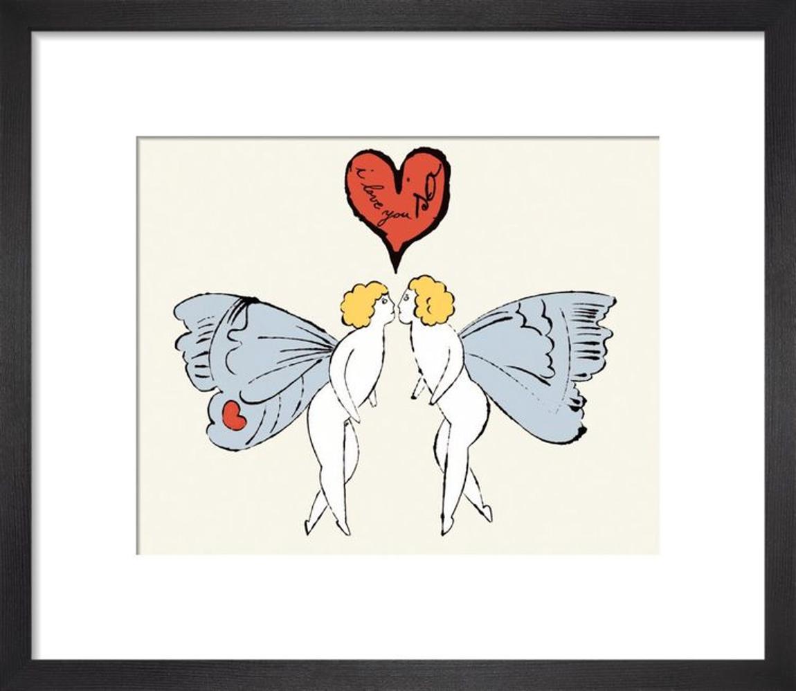 I Love You SO, c.1958 (angel) by Andy Warhol 31x39cm main product photo