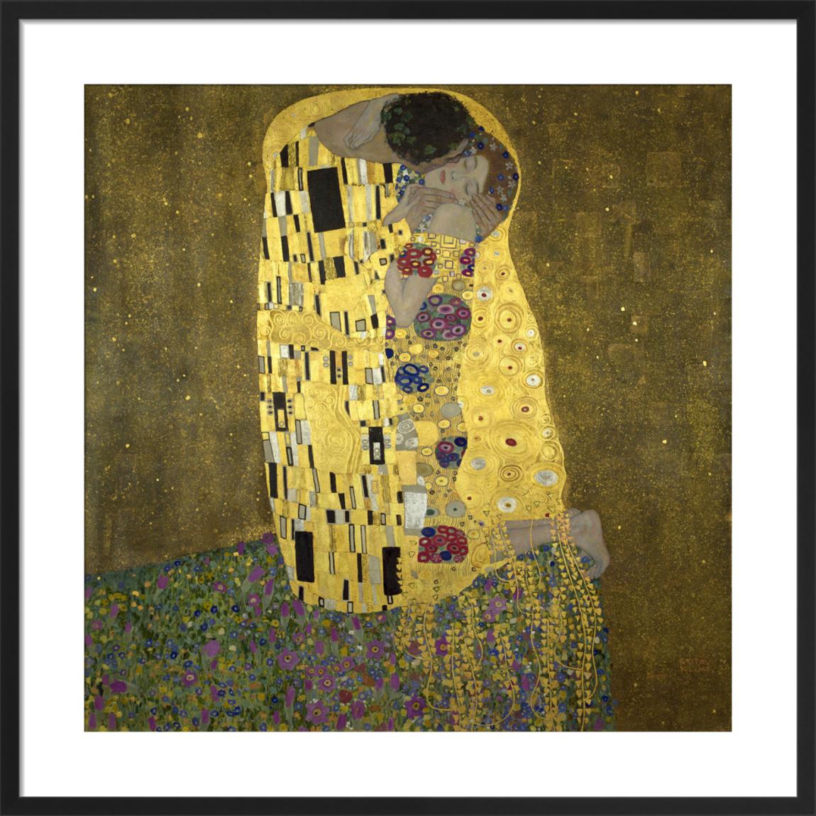 The Kiss, 1908 Framed Art Print by Gustav Klimt 33x33cm main product photo