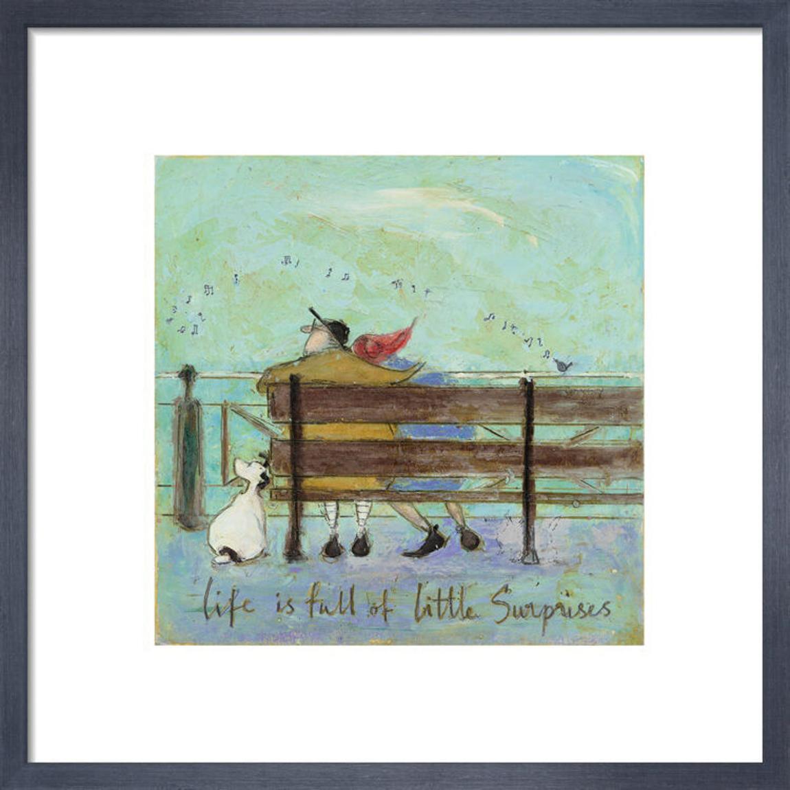 Life Is Full Of Surprises Framed Art Print by Sam Toft 43x43cm main product photo