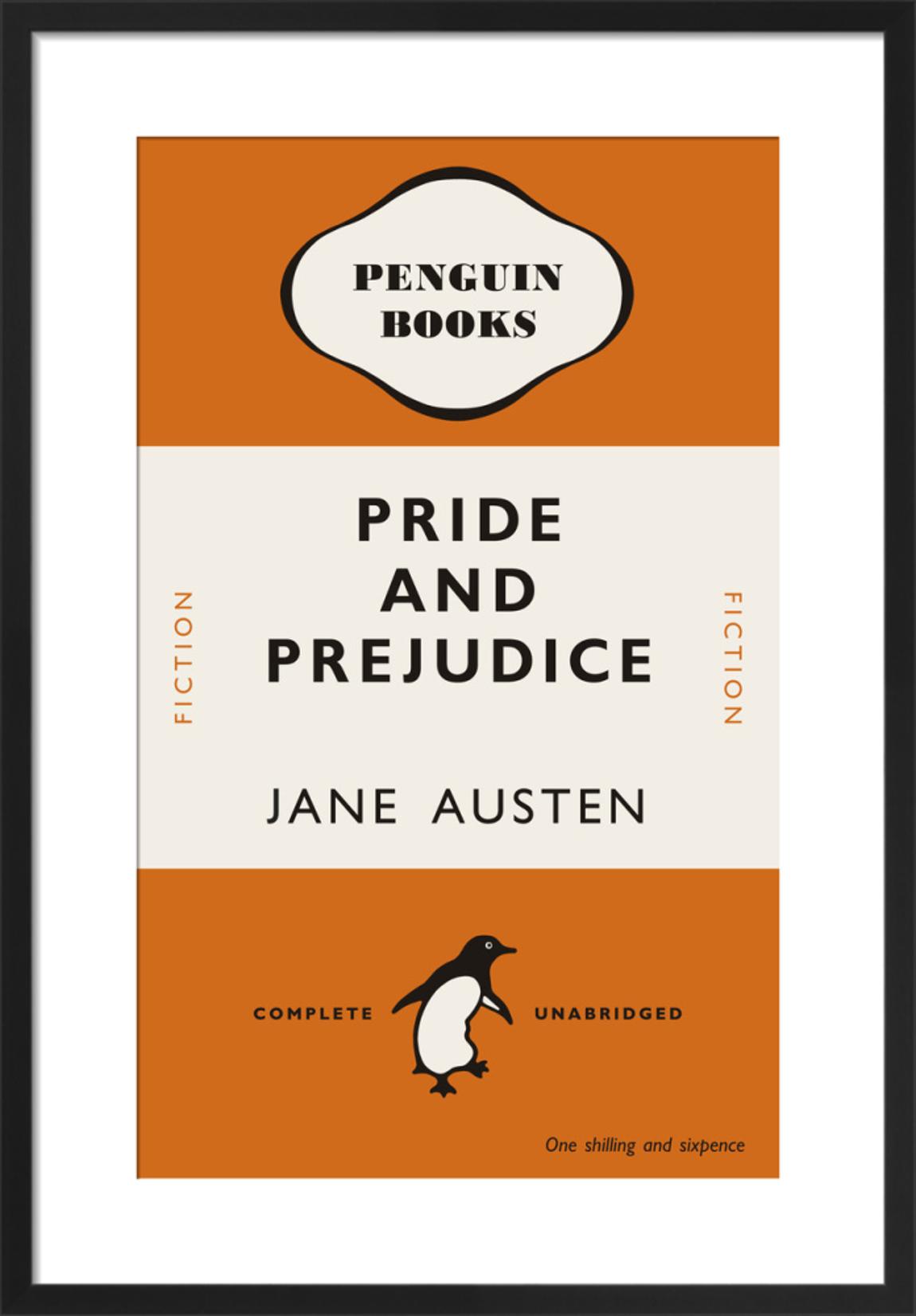 Pride and Prejudice Framed Art Print by Penguin Books 39x31cm main product photo