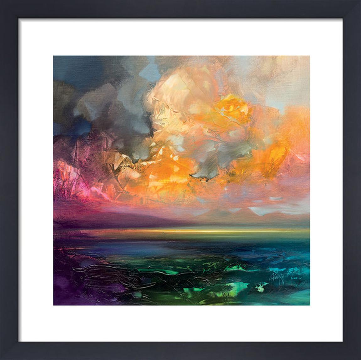 Isle of Jura Emerges Framed Art Print by Scott Naismith 43x43cm main product photo