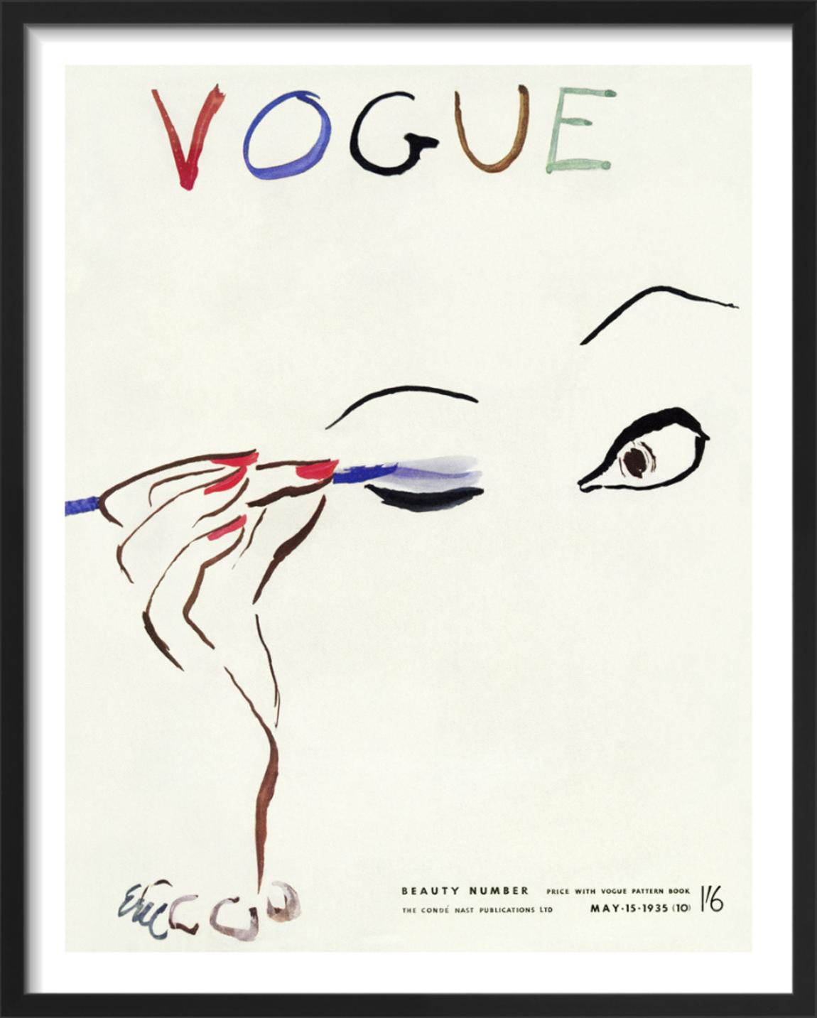 Vogue May 1935 Framed Art Print by Eric 55x46cm main product photo
