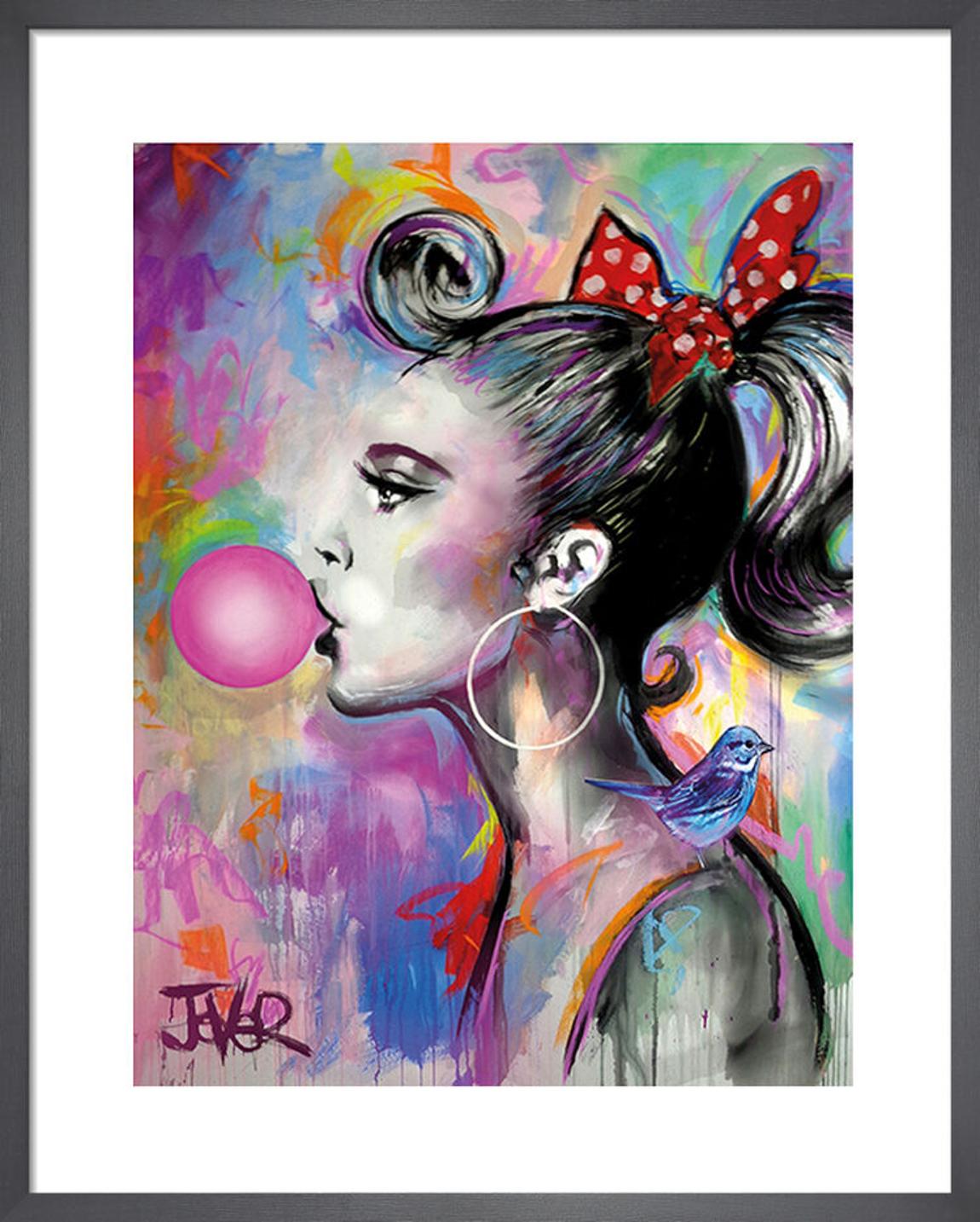Bubble Girl I Framed Art Print by Loui Jover 53x43cm main product photo