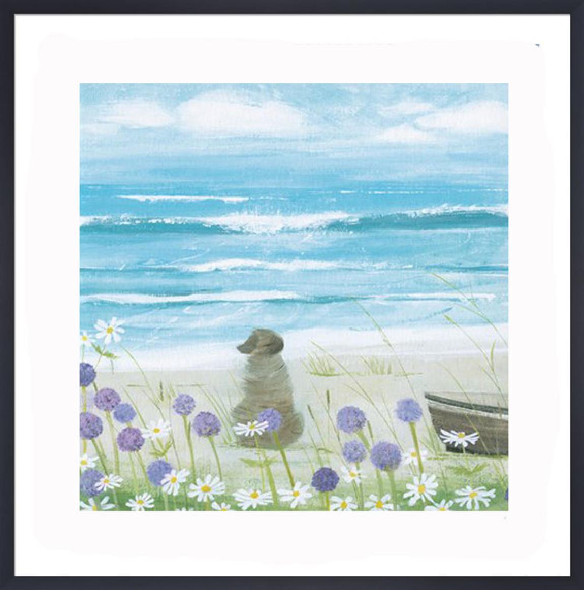 Breakers Framed Art Print by Hannah Cole 31x31cm main product photo