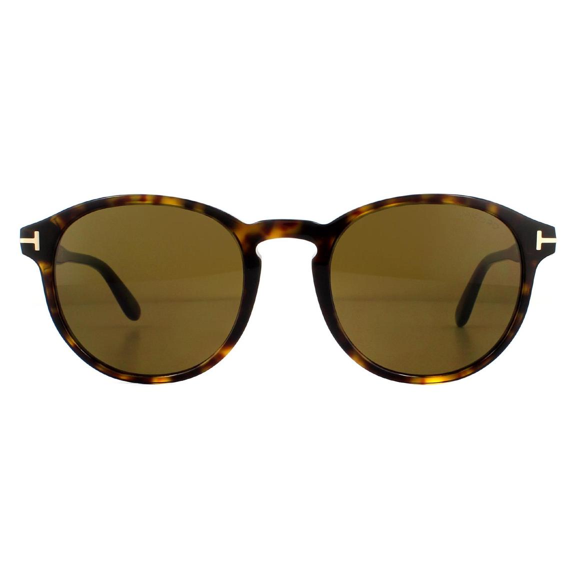 Men's Dark Havana Dante Tom Ford Sunglasses 50mm main product photo