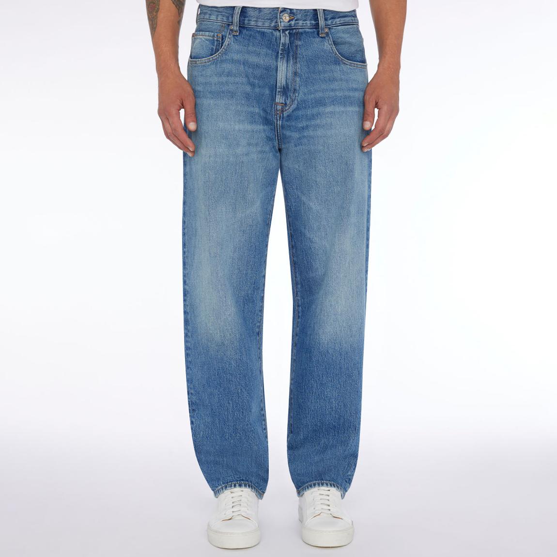 Blue Ryan Underline Wide Jeans main product photo