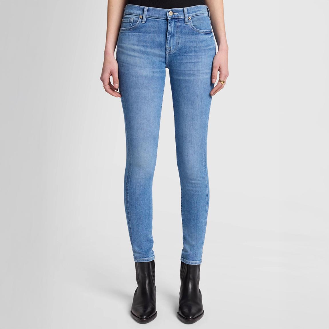 Light Blue Slim Illusion Skinny Jeans main product photo