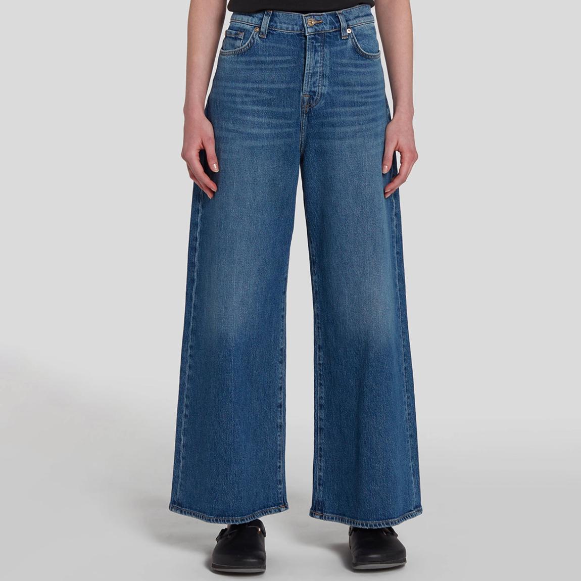 Mid Blue Zoey Wide Jeans main product photo